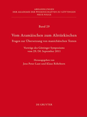 cover image of Vom Aramäischen zum Alttürkischen